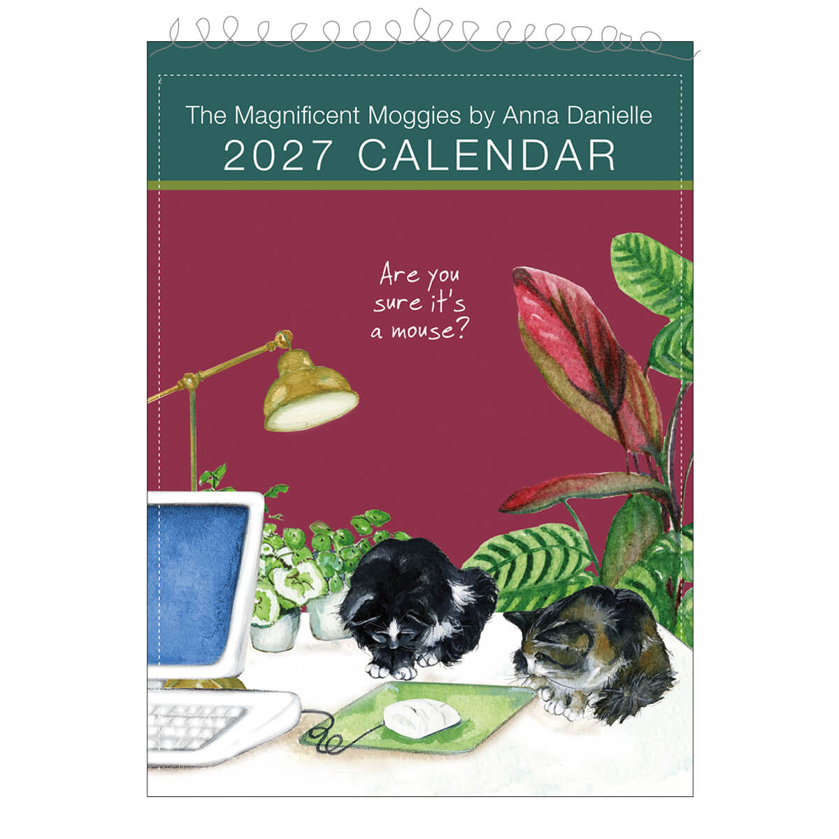 THIS ITEM WILL BE AVAILABLE FROM 10TH OCTOBER. Magnificent Moggies 2027 Calendar - by Little Dog Laughed