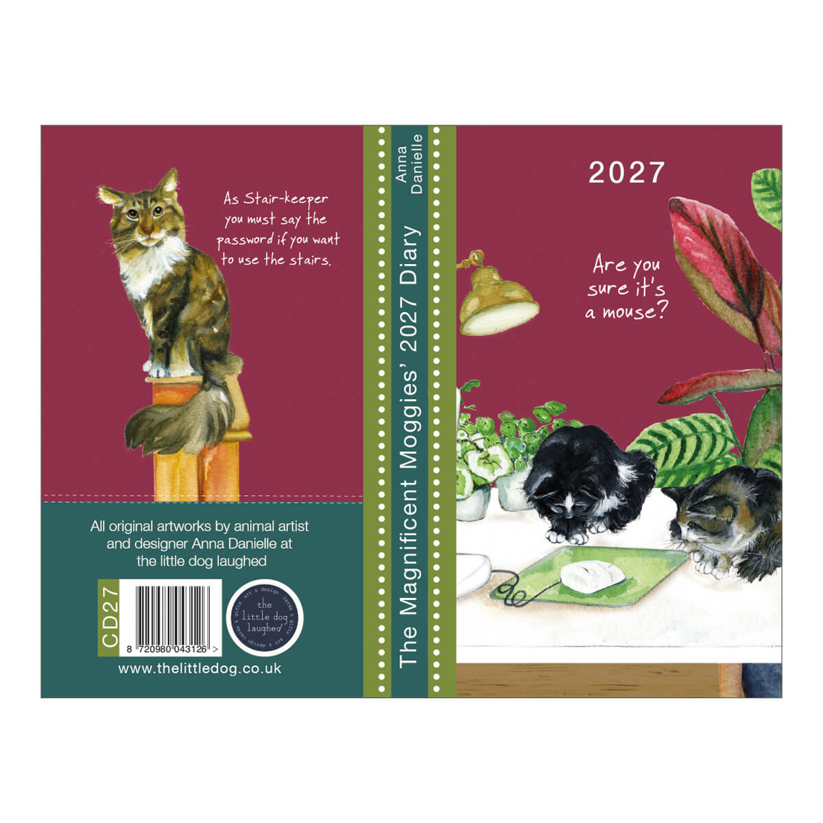 Magnificent Moggies 2027 Diary - by Little Dog Laughed