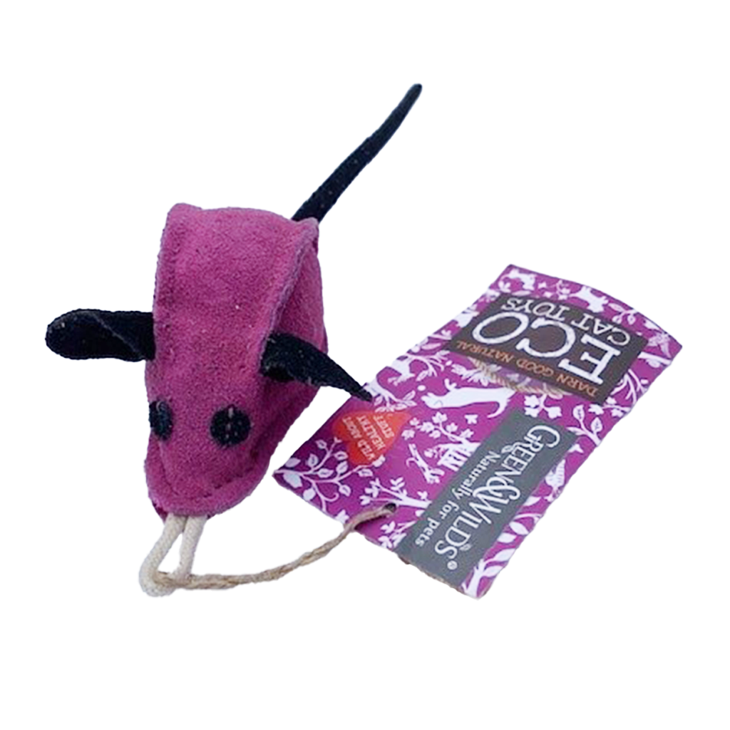 Green & Wilds Eco Friendly Cat Toy - Midge the Mouse