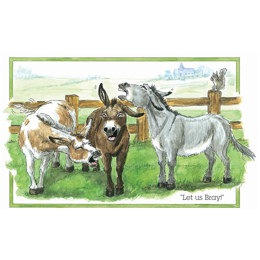 Let us Bray - Greeting Card