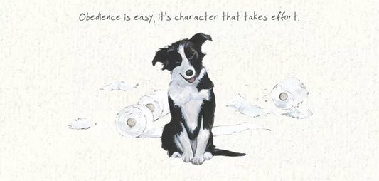 Obedience is easy Long Greeting Card