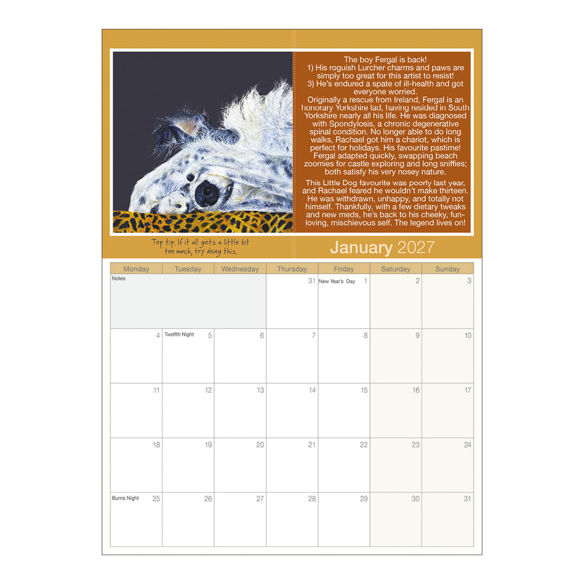 Scruffy Mutts 2027 Calendar - by Little Dog Laughed