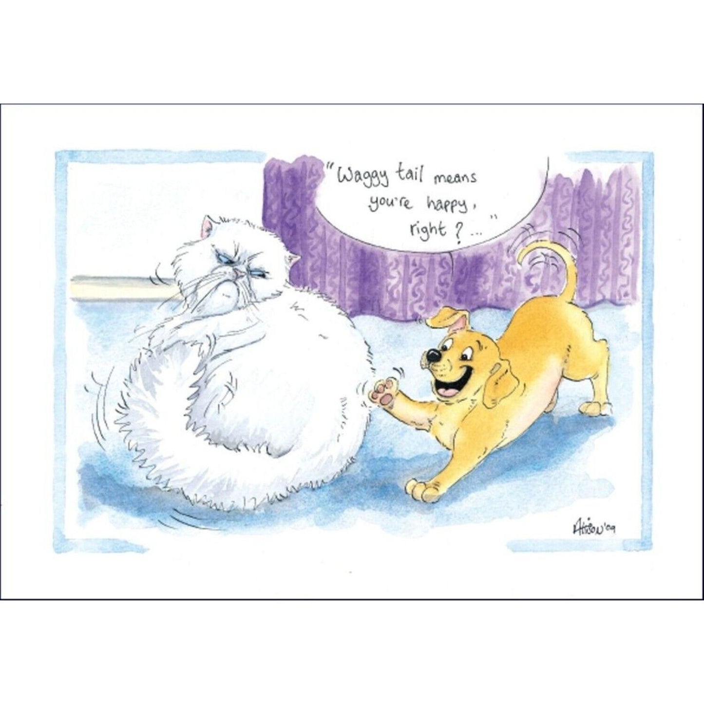 Waggy Tail - Greeting Card