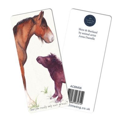 Shire Horse & Shetland Pony Bookmark