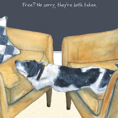 Parson Terrier 'Free' Greeting Card