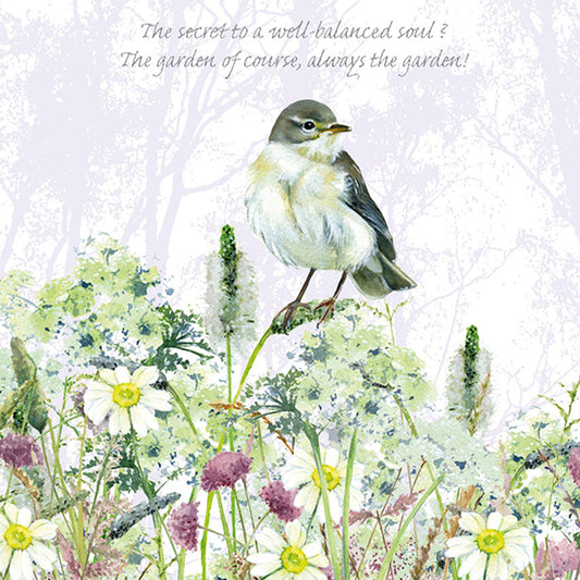 Willow Warbler Greeting Card