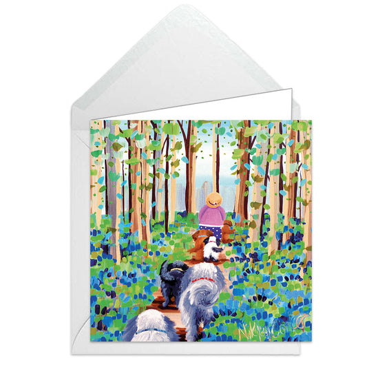 Family Walk Greeting Card - Eco Friendly Co.