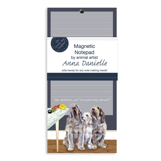Spinone Magnetic Notepad