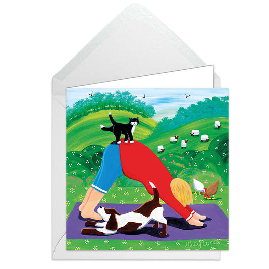 Morning Stretch Greeting Card - Eco Friendly Co.